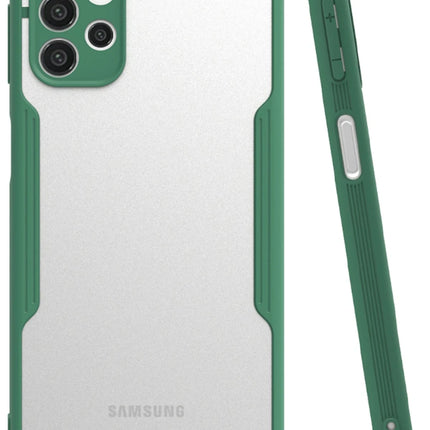 Samsung Galaxy A72 Platin Silikon Kılıf - Yeşil