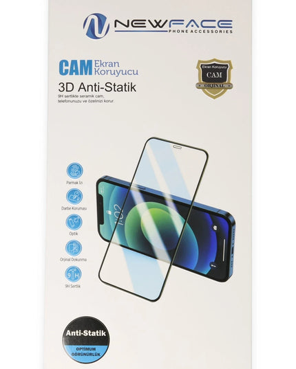 Samsung Galaxy A73 5G 3D Antistatik Cam Ekran Koruyucu 3