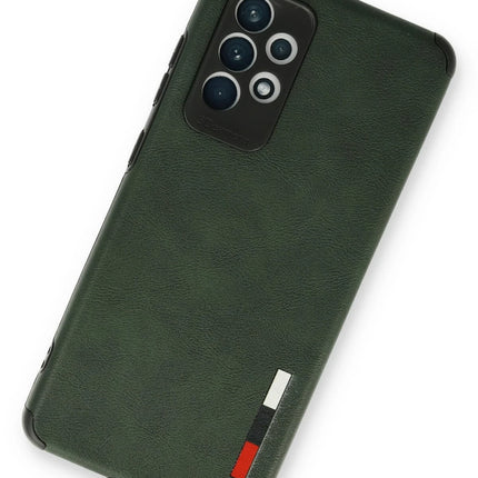 Samsung Galaxy A73 5G Loop Deri Silikon Kılıf - Yeşil 2