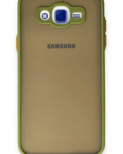 Samsung Galaxy J7 Montreal Silikon Kapak Kılıf - Açık Yeşil