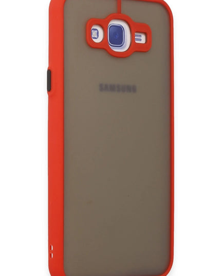 Samsung Galaxy J7 Montreal Silikon Kapak Kılıf - Kırmızı 2