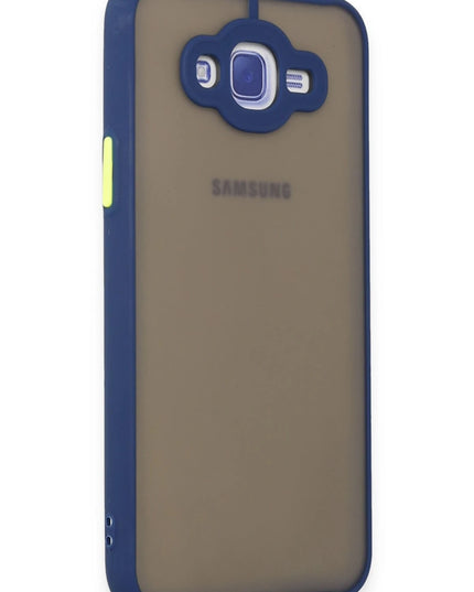 Samsung Galaxy J7 Montreal Silikon Kapak Kılıf - Lacivert 2