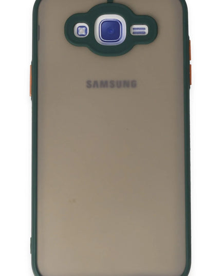 Samsung Galaxy J7 Montreal Silikon Kapak Kılıf - Yeşil