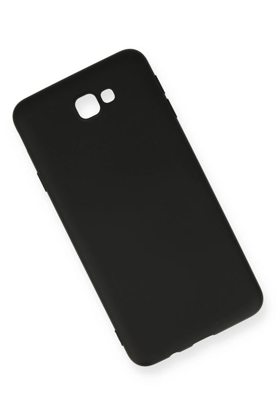 Samsung Galaxy J7 Prime Nano içi Kadife Silikon Kılıf - Siyah 3