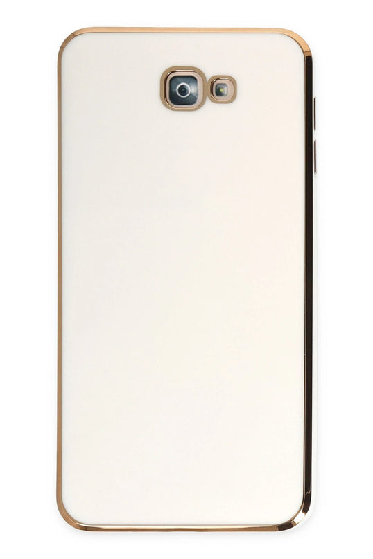Samsung Galaxy J7 Prime Volet Silikon Kılıf - Beyaz