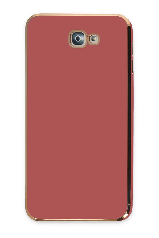 Samsung Galaxy J7 Prime Volet Silikon Kılıf - Kırmızı