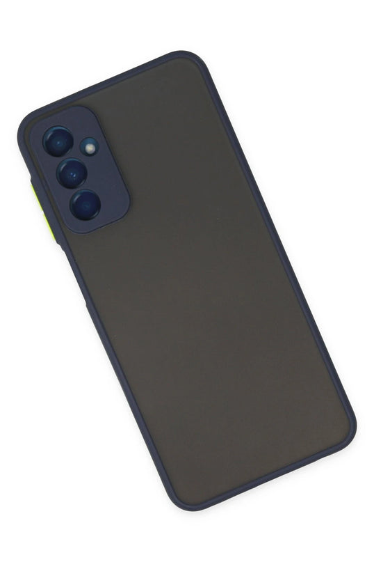 Samsung Galaxy M13 Montreal Silikon Kapak Kılıf - Lacivert 2