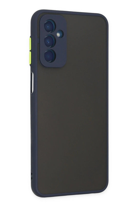 Samsung Galaxy M13 Montreal Silikon Kapak Kılıf - Lacivert 3