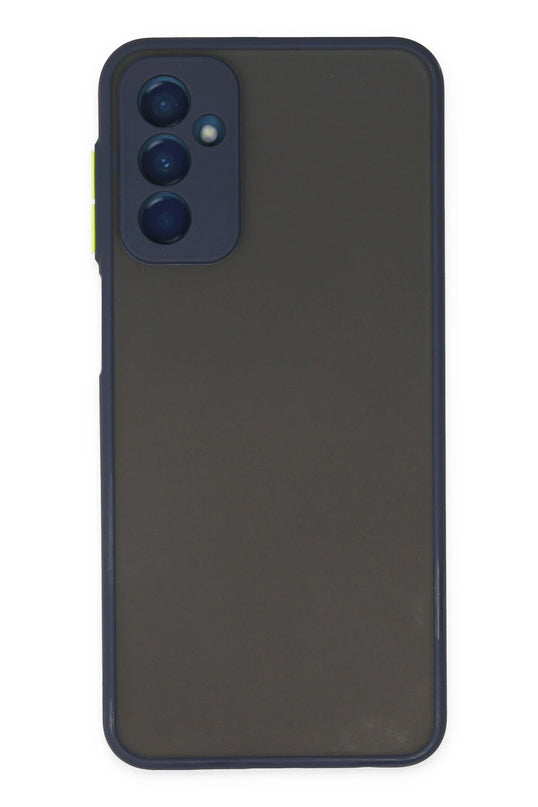 Samsung Galaxy M13 Montreal Silikon Kapak Kılıf - Lacivert