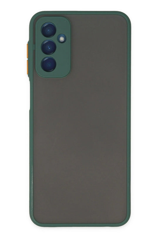 Samsung Galaxy M13 Montreal Silikon Kapak Kılıf - Yeşil