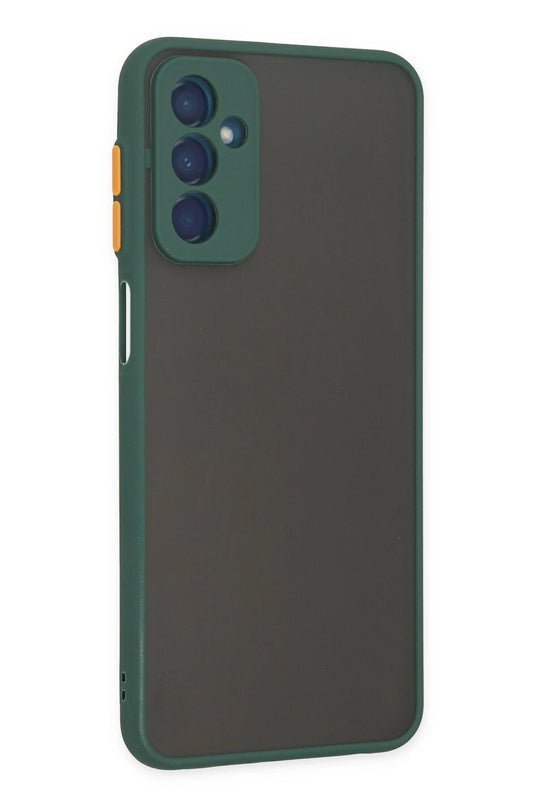 Samsung Galaxy M13 Montreal Silikon Kapak Kılıf - Yeşil 3