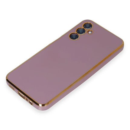 Samsung Galaxy M14 5G Volet Silikon Kılıf - Mor 4