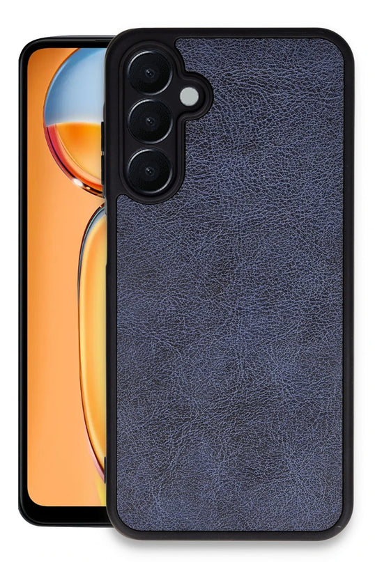 Samsung Galaxy M15 Aras Deri Kapak Kılıf - Lacivert