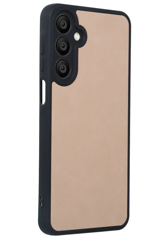 Samsung Galaxy M15 Aras Deri Kapak Kılıf - Pudra 4