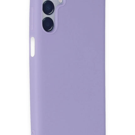 Samsung Galaxy M15 First Silikon Kılıf - Lila