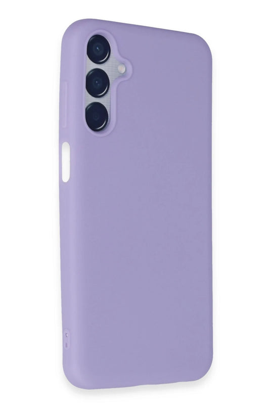 Samsung Galaxy M15 First Silikon Kılıf - Lila