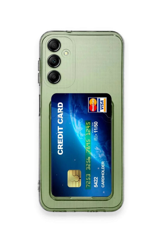 Samsung Galaxy M15 Kart Şeffaf Silikon Kılıf