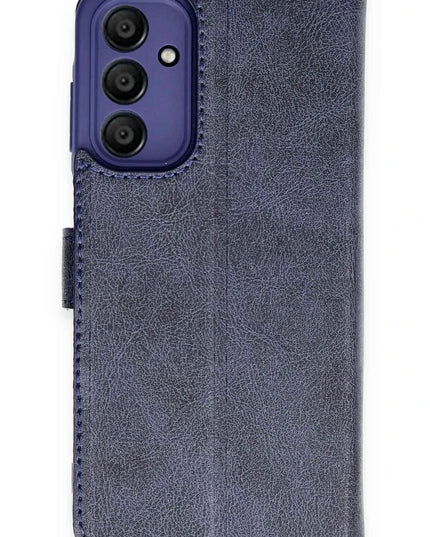 Samsung Galaxy M15 Trend S Plus Kapaklı Kılıf - Lacivert