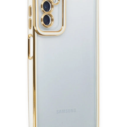 Samsung Galaxy M23 Liva Lens Silikon Kılıf - Beyaz