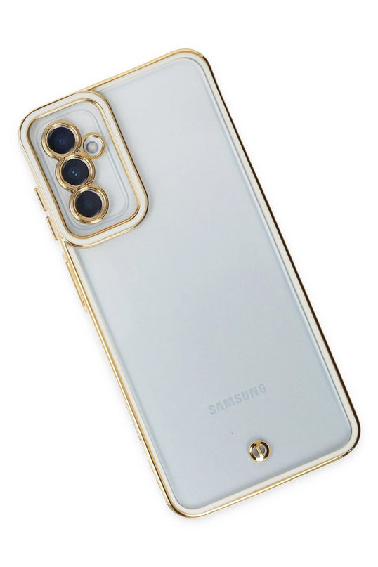 Samsung Galaxy M23 Liva Lens Silikon Kılıf - Beyaz 3