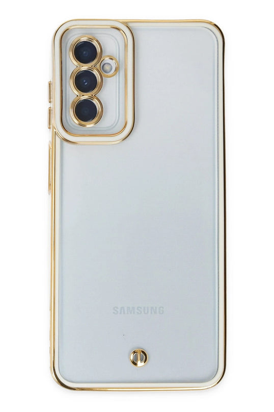 Samsung Galaxy M23 Liva Lens Silikon Kılıf - Beyaz 2