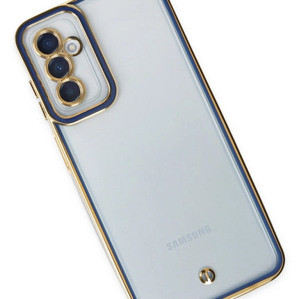 Samsung Galaxy M23 Liva Lens Silikon Kılıf - Mavi 3