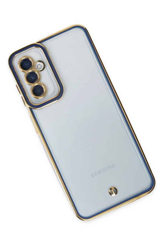 Samsung Galaxy M23 Liva Lens Silikon Kılıf - Mavi 3