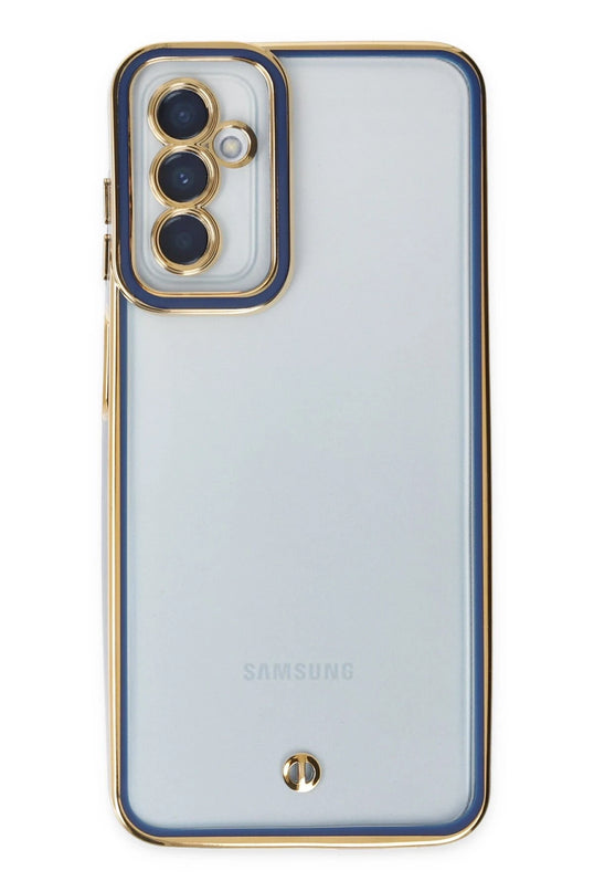 Samsung Galaxy M23 Liva Lens Silikon Kılıf - Mavi 2
