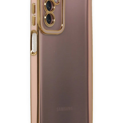 Samsung Galaxy M23 Liva Lens Silikon Kılıf - Pudra 2