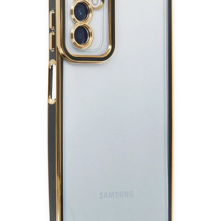 Samsung Galaxy M23 Liva Lens Silikon Kılıf - Siyah