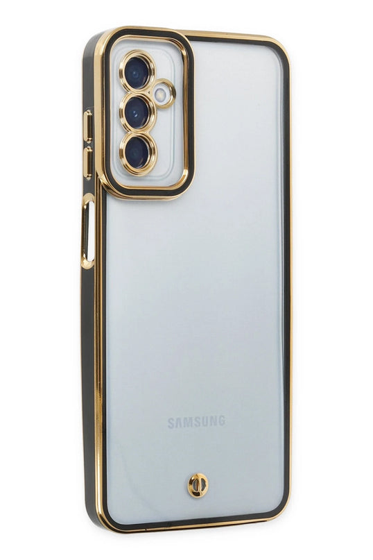 Samsung Galaxy M23 Liva Lens Silikon Kılıf - Siyah