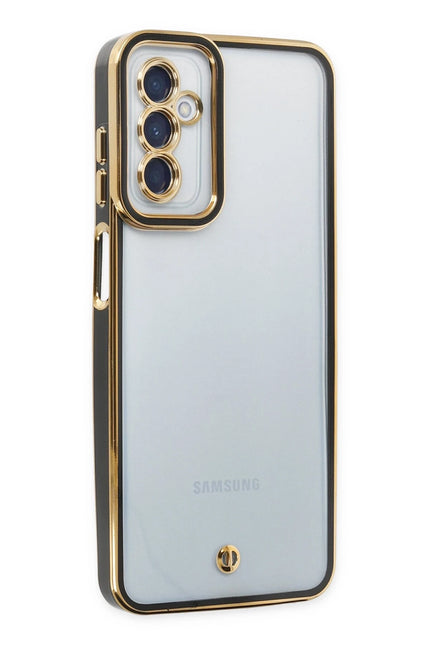Samsung Galaxy M23 Liva Lens Silikon Kılıf - Siyah