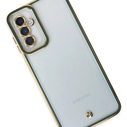 Samsung Galaxy M23 Liva Lens Silikon Kılıf - Yeşil 3