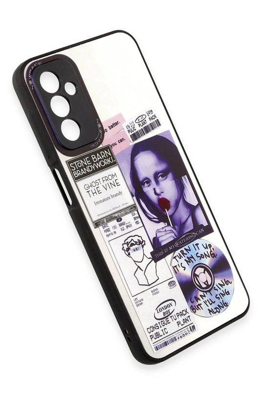 Samsung Galaxy M23 Mirror Desenli Kapak Kılıf - Desen 2 2