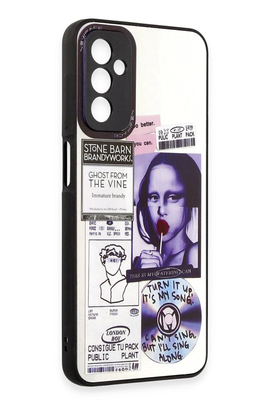 Samsung Galaxy M23 Mirror Desenli Kapak Kılıf - Desen 2