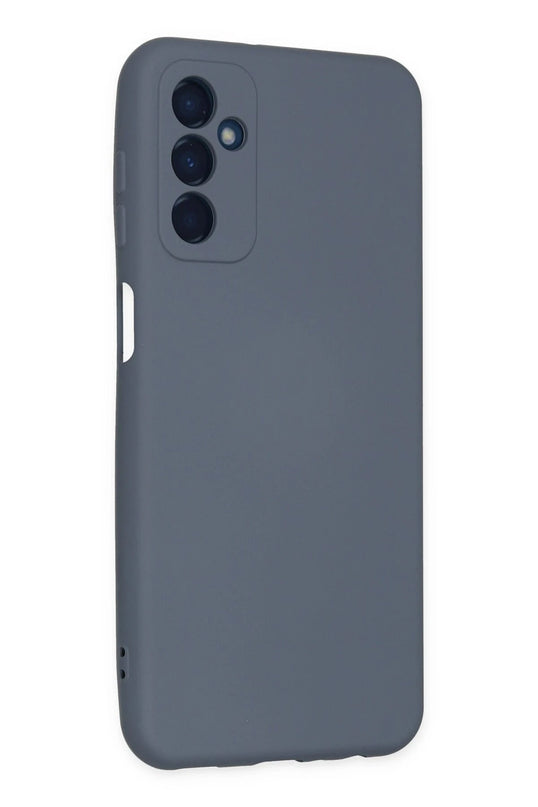 Samsung Galaxy M23 Nano içi Kadife Silikon Kılıf - Gri 3