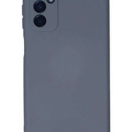 Samsung Galaxy M23 Nano içi Kadife Silikon Kılıf - Gri