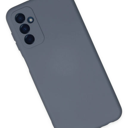 Samsung Galaxy M23 Nano içi Kadife Silikon Kılıf - Gri 2
