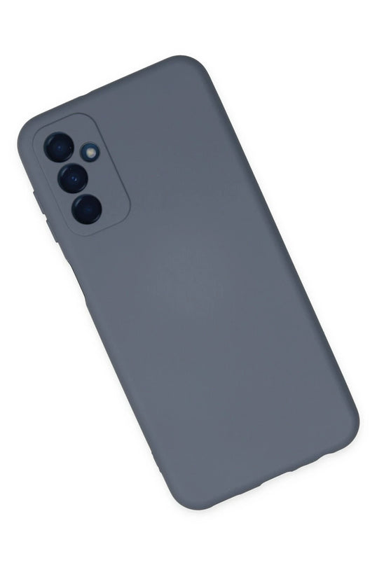 Samsung Galaxy M23 Nano içi Kadife Silikon Kılıf - Gri 2