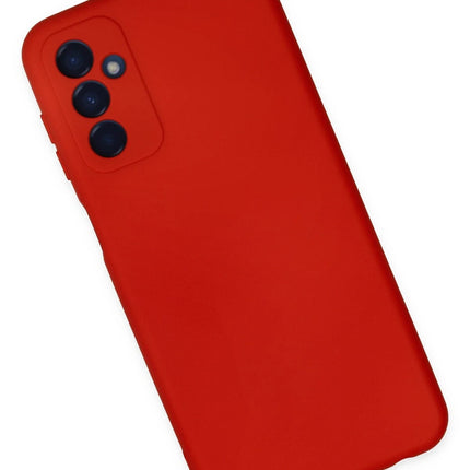 Samsung Galaxy M23 Nano içi Kadife Silikon Kılıf - Kırmızı 2
