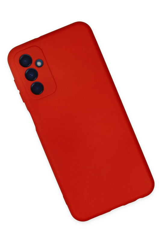 Samsung Galaxy M23 Nano içi Kadife Silikon Kılıf - Kırmızı 2