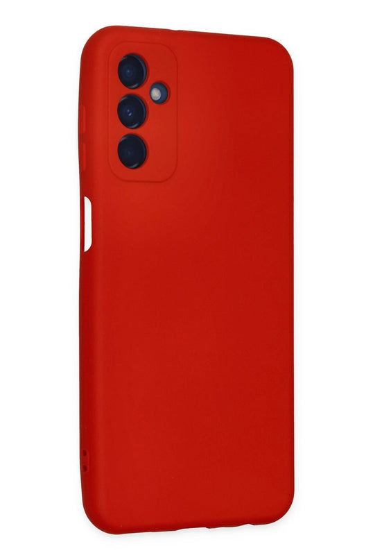 Samsung Galaxy M23 Nano içi Kadife Silikon Kılıf - Kırmızı 3