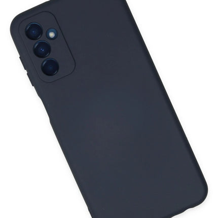 Samsung Galaxy M23 Nano içi Kadife Silikon Kılıf - Lacivert 2
