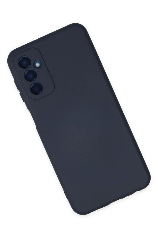 Samsung Galaxy M23 Nano içi Kadife Silikon Kılıf - Lacivert 2