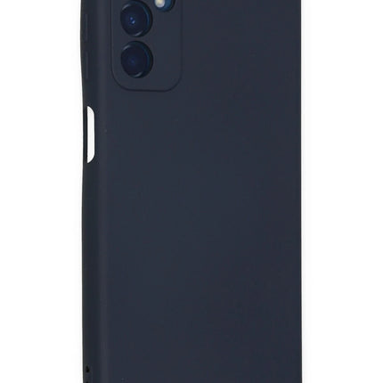 Samsung Galaxy M23 Nano içi Kadife Silikon Kılıf - Lacivert 3