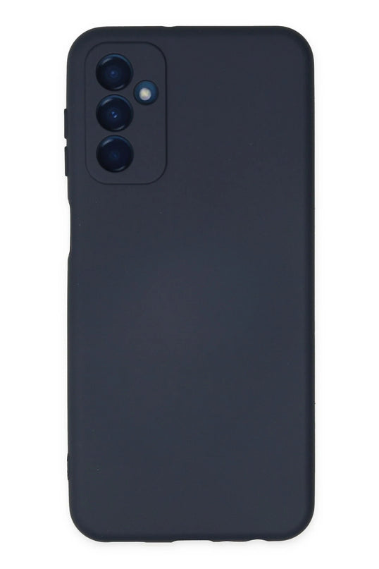 Samsung Galaxy M23 Nano içi Kadife Silikon Kılıf - Lacivert