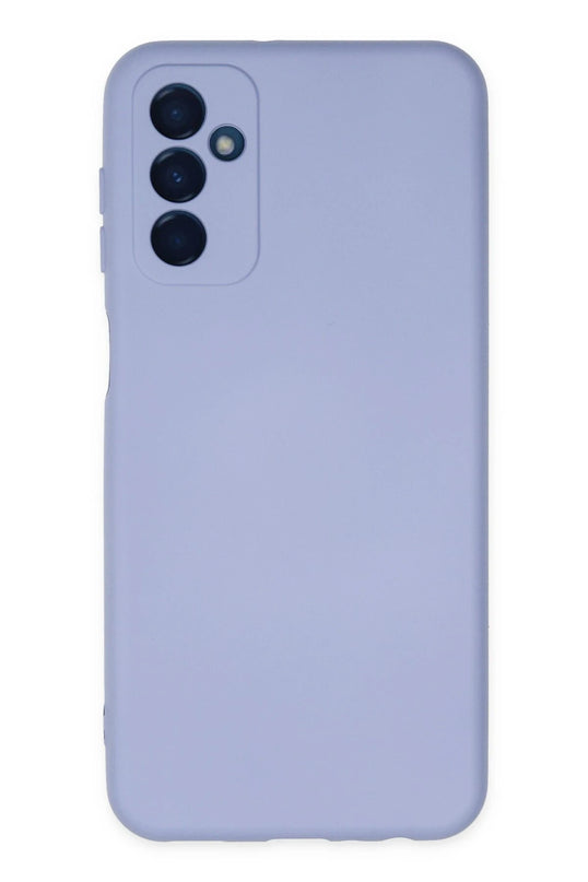 Samsung Galaxy M23 Nano içi Kadife Silikon Kılıf - Lila