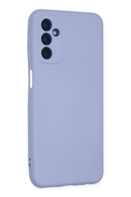 Samsung Galaxy M23 Nano içi Kadife Silikon Kılıf - Lila 3
