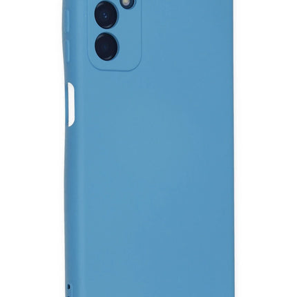 Samsung Galaxy M23 Nano içi Kadife Silikon Kılıf - Mavi 3