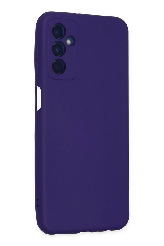 Samsung Galaxy M23 Nano içi Kadife Silikon Kılıf - Mor 3